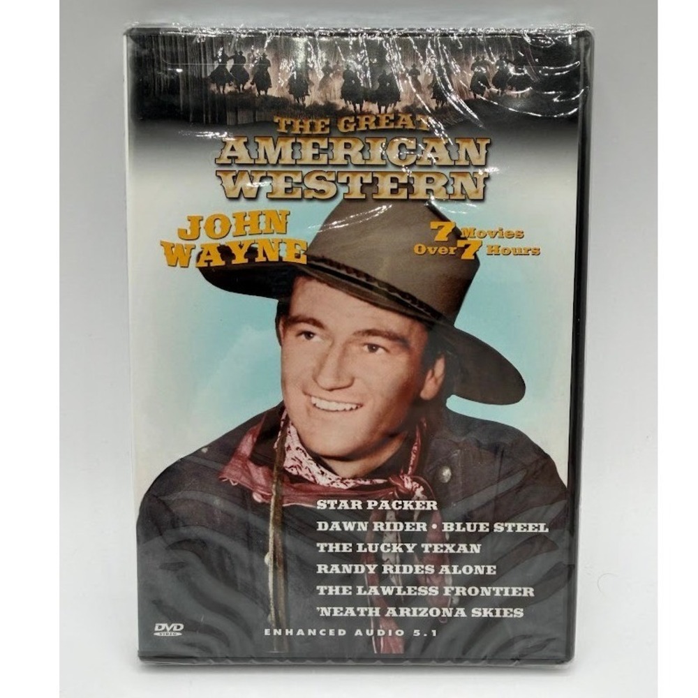 The Great American Western John Wayne 7 Movies Platinum Disc Corp DVD Volume‎ 3